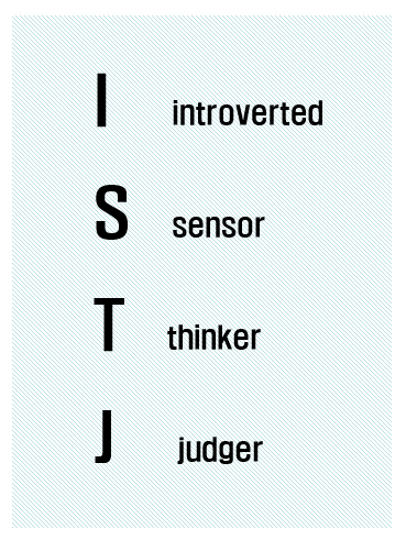 ISTJ약자설명