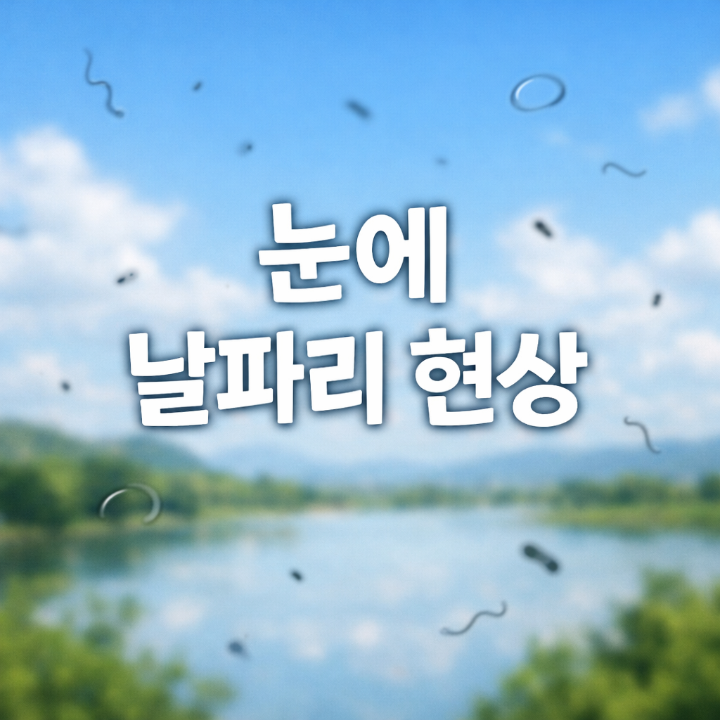 눈에 날파리 현상 포스팅 썸네일 이미지