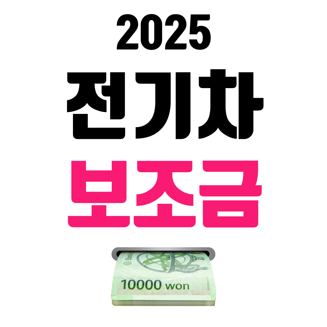 2025 전기차 보조금 지원 금액 변경사항