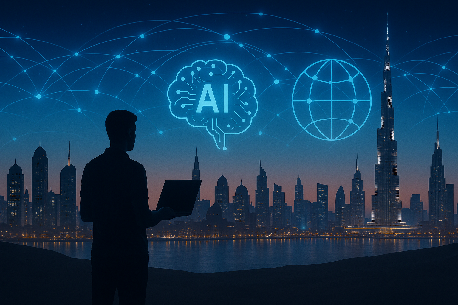 "개발자 필독! 중동 AI 이민 기회"에 대한 이미지입니다.