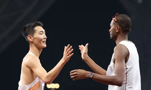 항저우 아시안 게임 남자높이뛰기 은메달 우상혁 선수