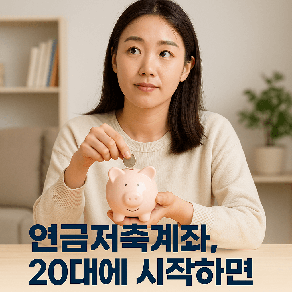 연금저축계좌, 20대에 시작하면 뭐가 좋을까