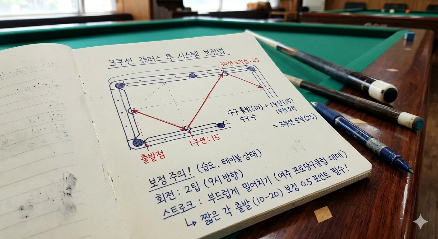 플러스 투 시스템의 보정과 스트로크 핵심