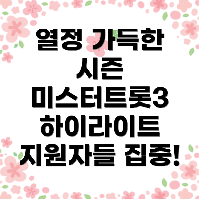 미스터트롯3