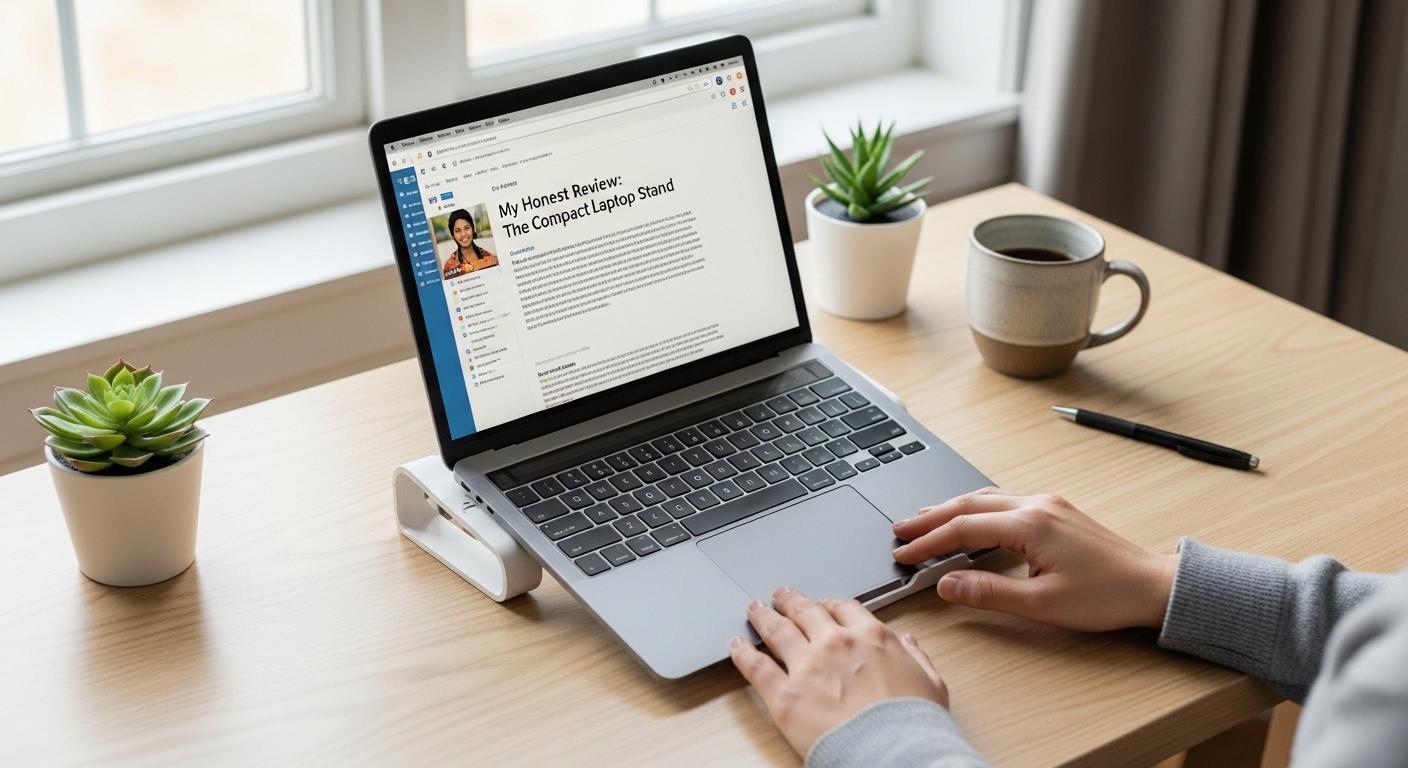 작은 책상 노트북 거치대 내돈내산 후기