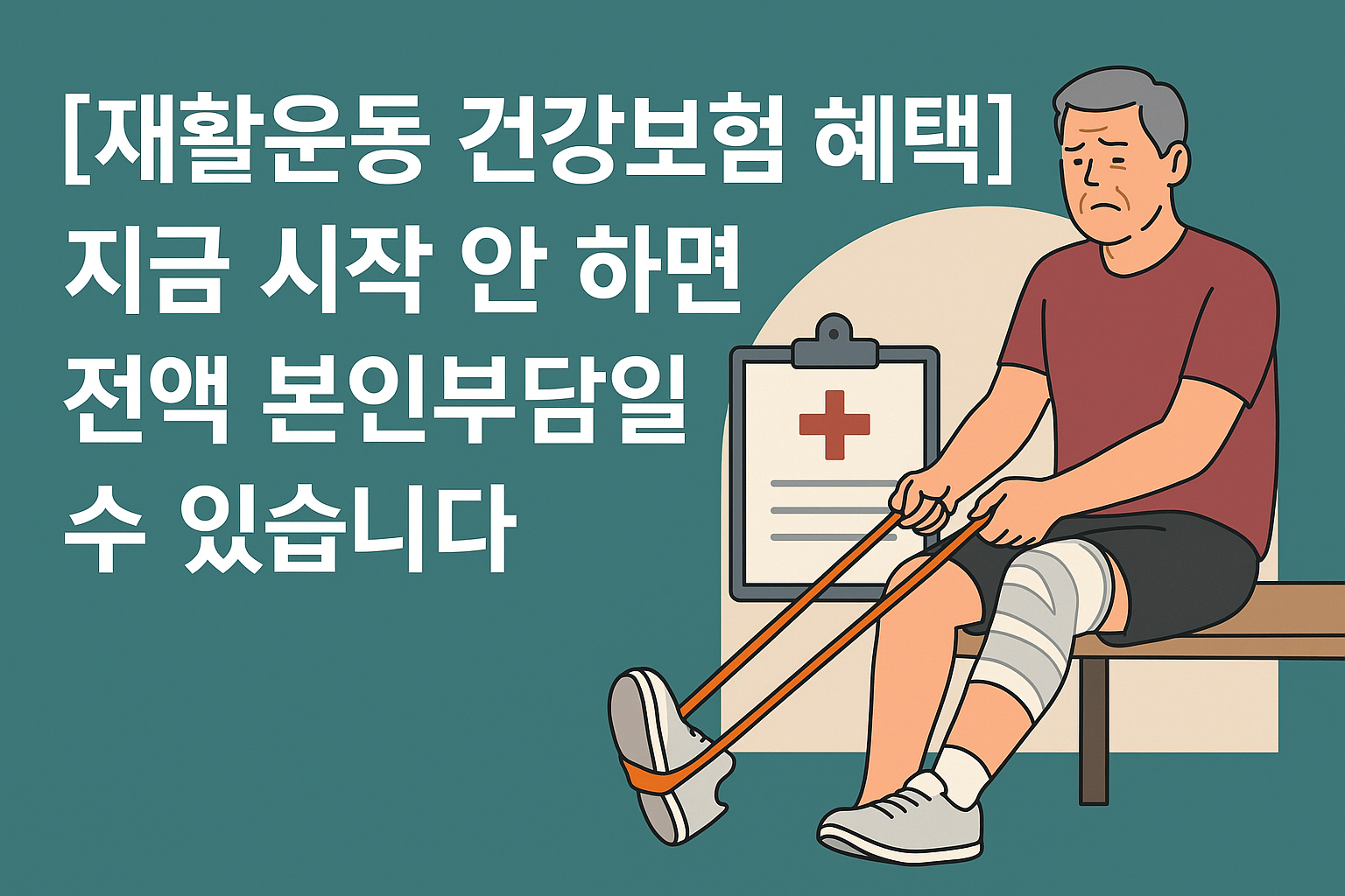 [재활운동 건강보험 혜택] 지금 시작 안 하면 전액 본인부담일 수 있습니다