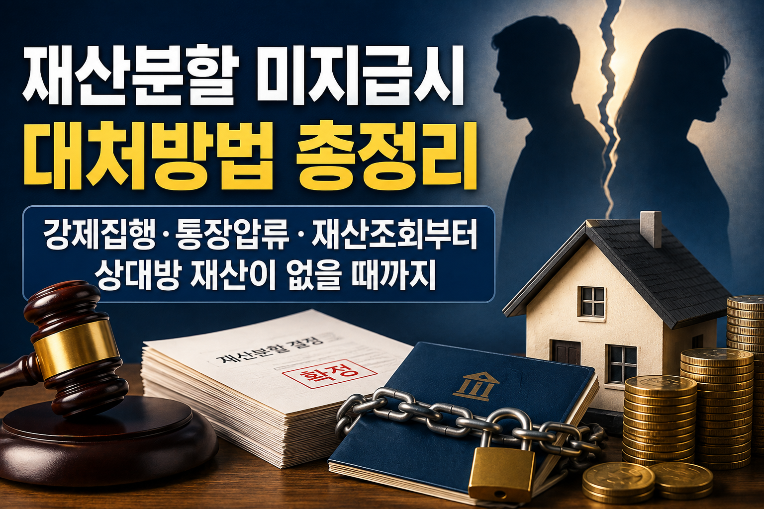 재산분할 미지급시 대처방법 총정리｜강제집행&middot;통장압류&middot;재산조회부터 상대방 재산이 없을 때까지 관련 사진