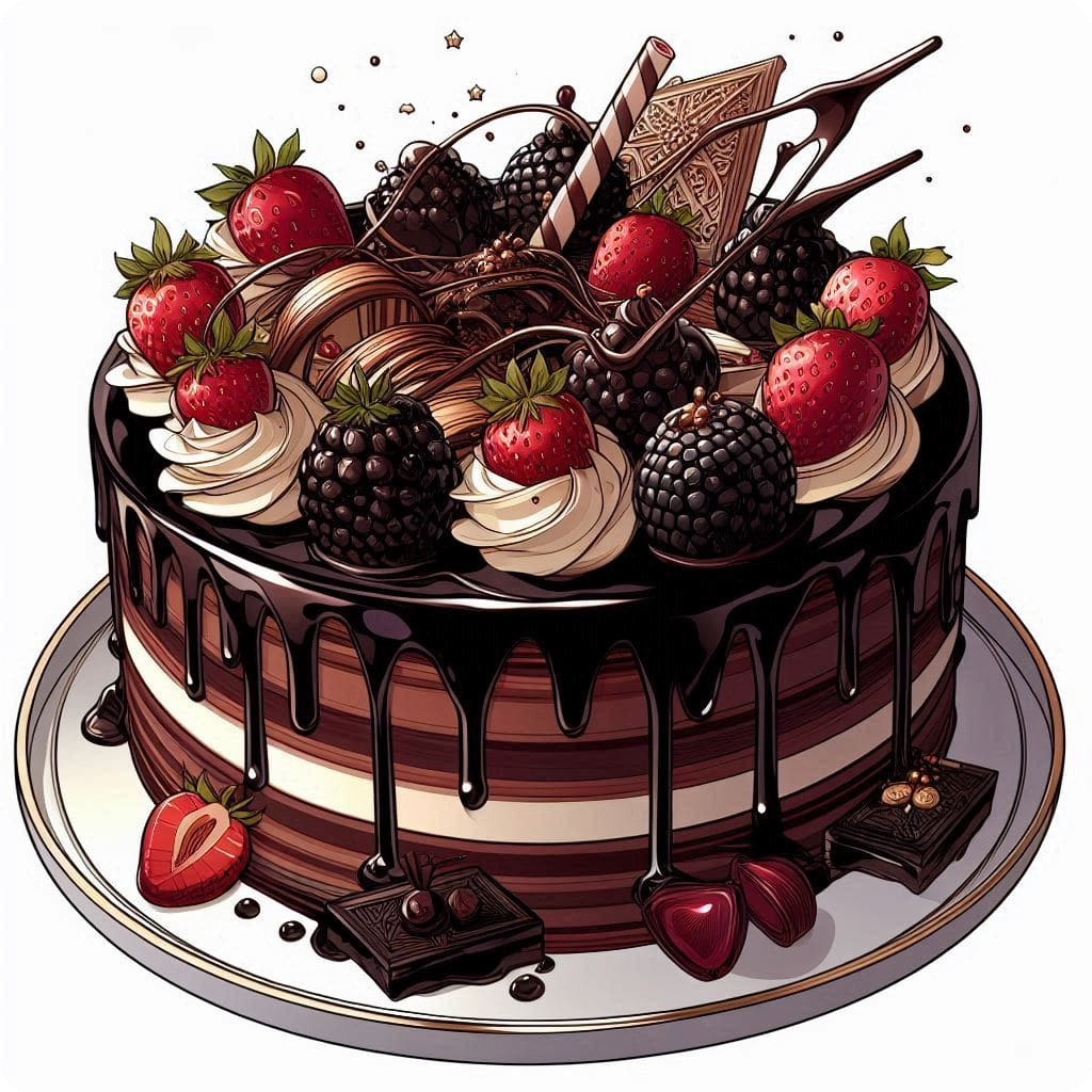 black forest cake