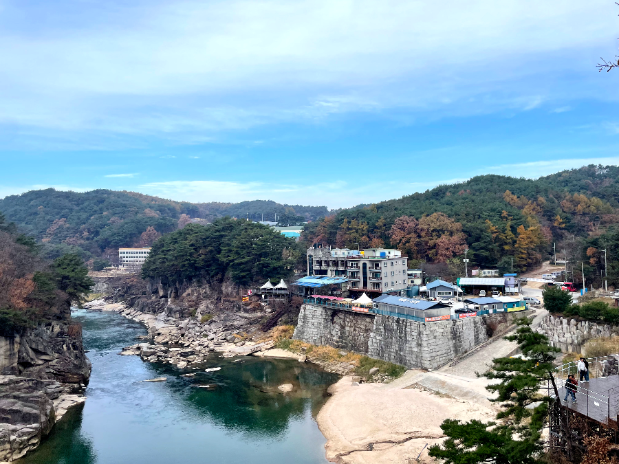추운 겨울 강원도 철원 한탄강 주상절리길을 당일치기 잔도여행