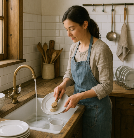 물 절약 설거지