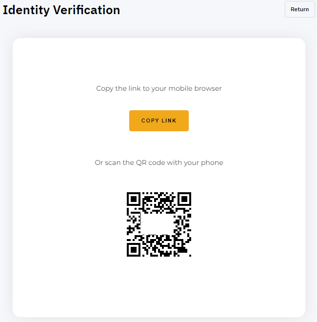KYC QR코드 스캔