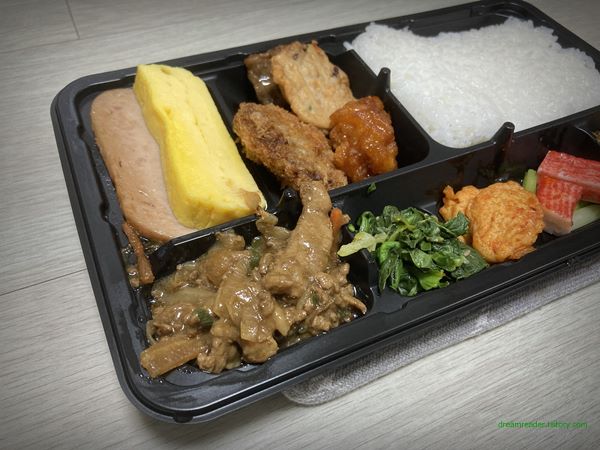 CU 편의점 백종원 완전한판정식 도시락 2022년 6~11월 반찬 구성 한끼 돼지 간장 불고기, 냉동 유채 나물