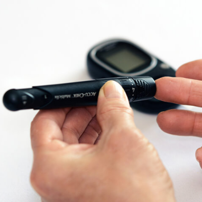 당뇨환자 혈당 체크