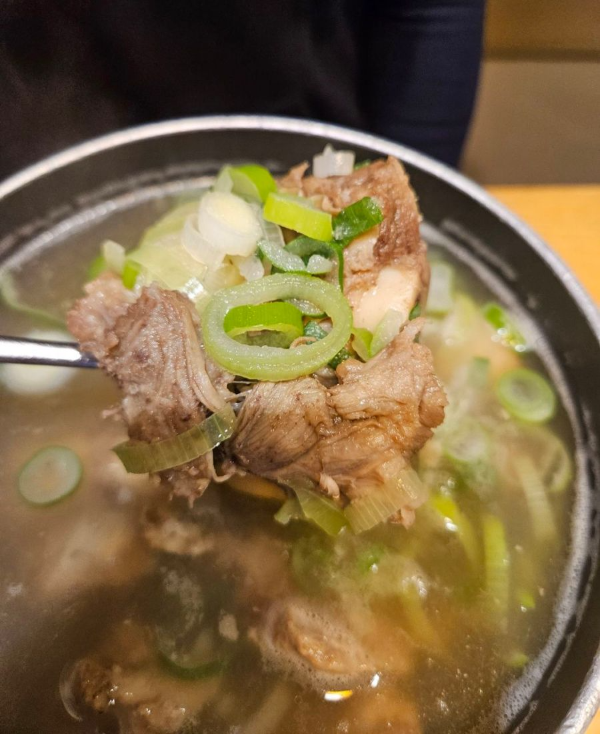 갈비탕 고기가득