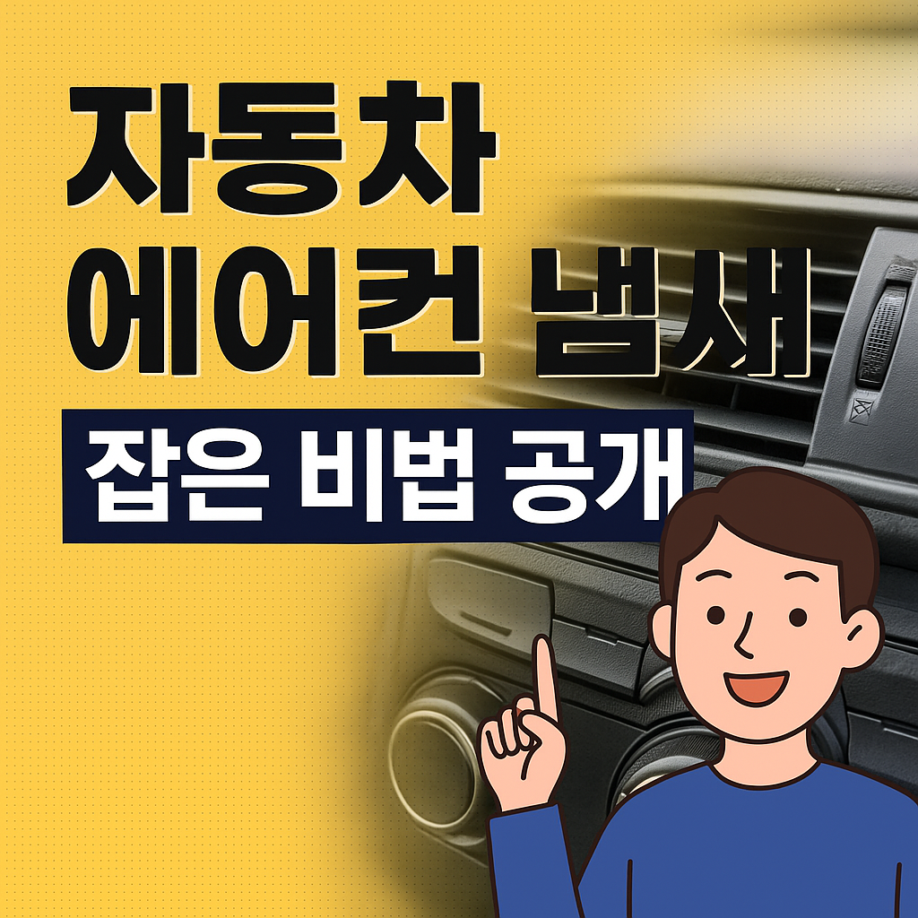 여름철 자동차 에어컨 냄새 제거하는 꿀팁 공개