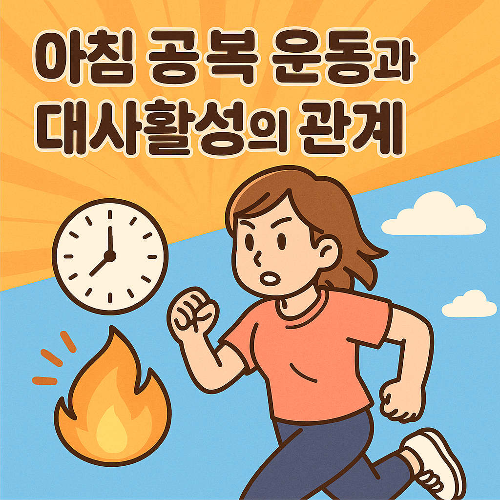 아침 공복 운동과 대사활성의 관계 관련사진