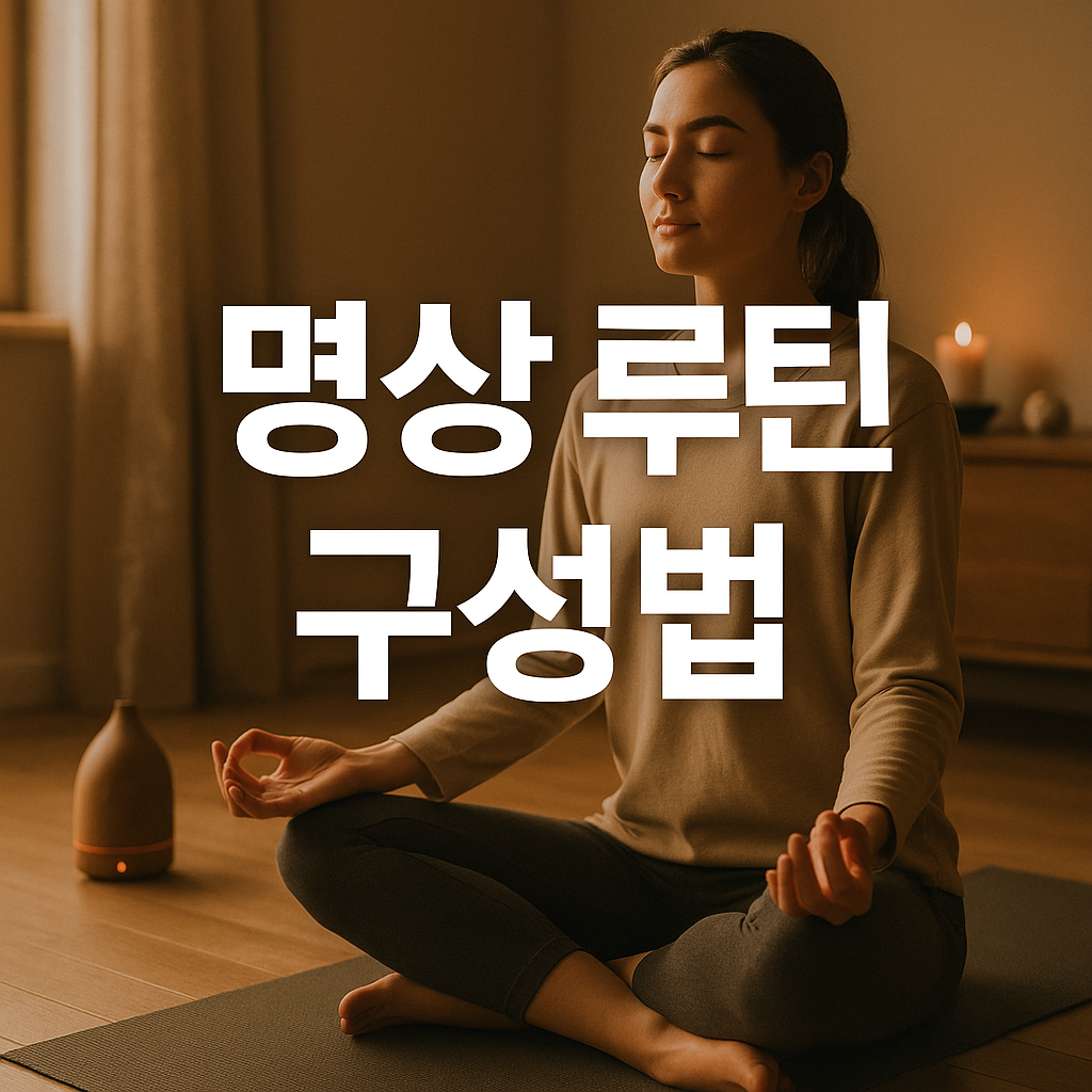멘탈을 단련하는 데 효과적인 명상 루틴 구성법
