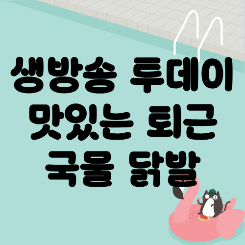 생방송 투데이 맛있는퇴근 국물닭발