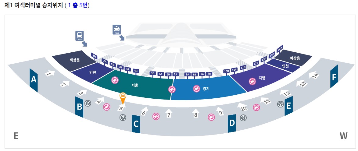 6015번 명동 인천공항 리무진 버스 노선 시간표 요금 예매 방법