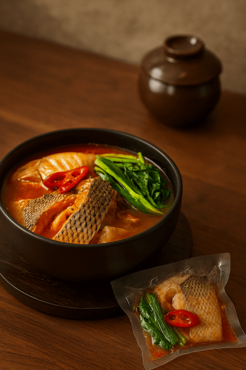 가정에서 간편하게 조리할 수 있는 민어탕 밀키트