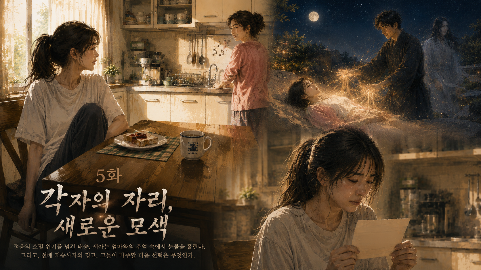 [복수극 웹소설] 복수 좀 그만해! 엄마의 잔소리 - 5화 각자의 자리, 새로운 모색