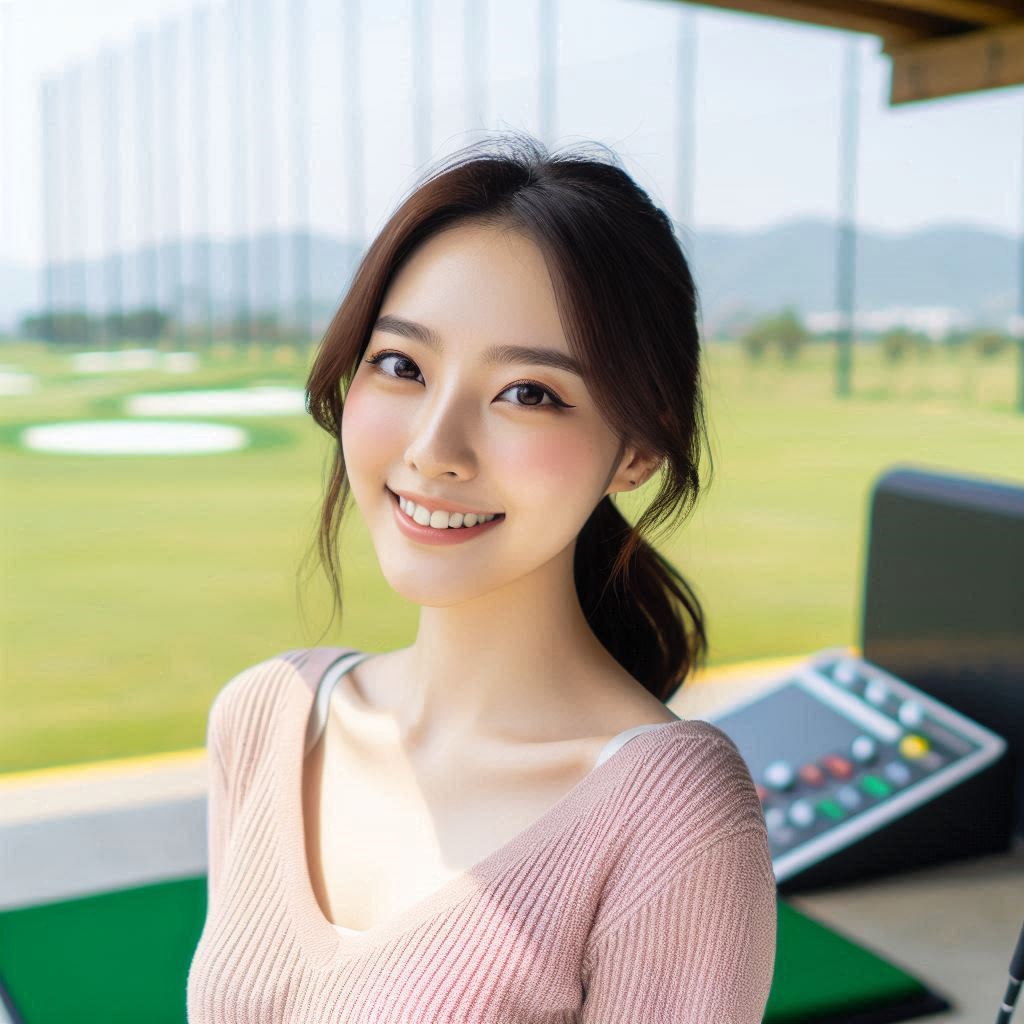 실외골프연습장 배경