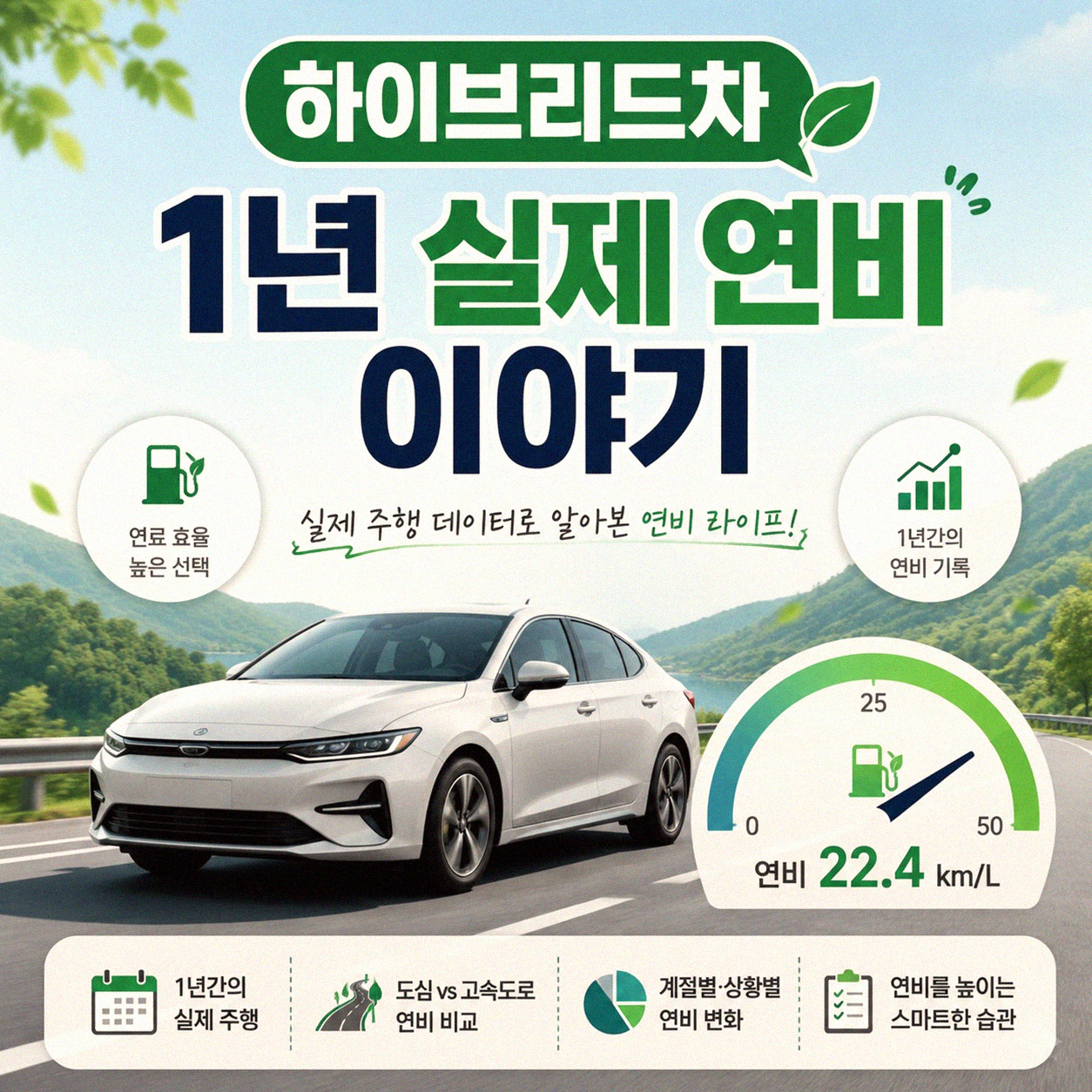 하이브리드차 1년 타보니 이것만은 꼭 알자