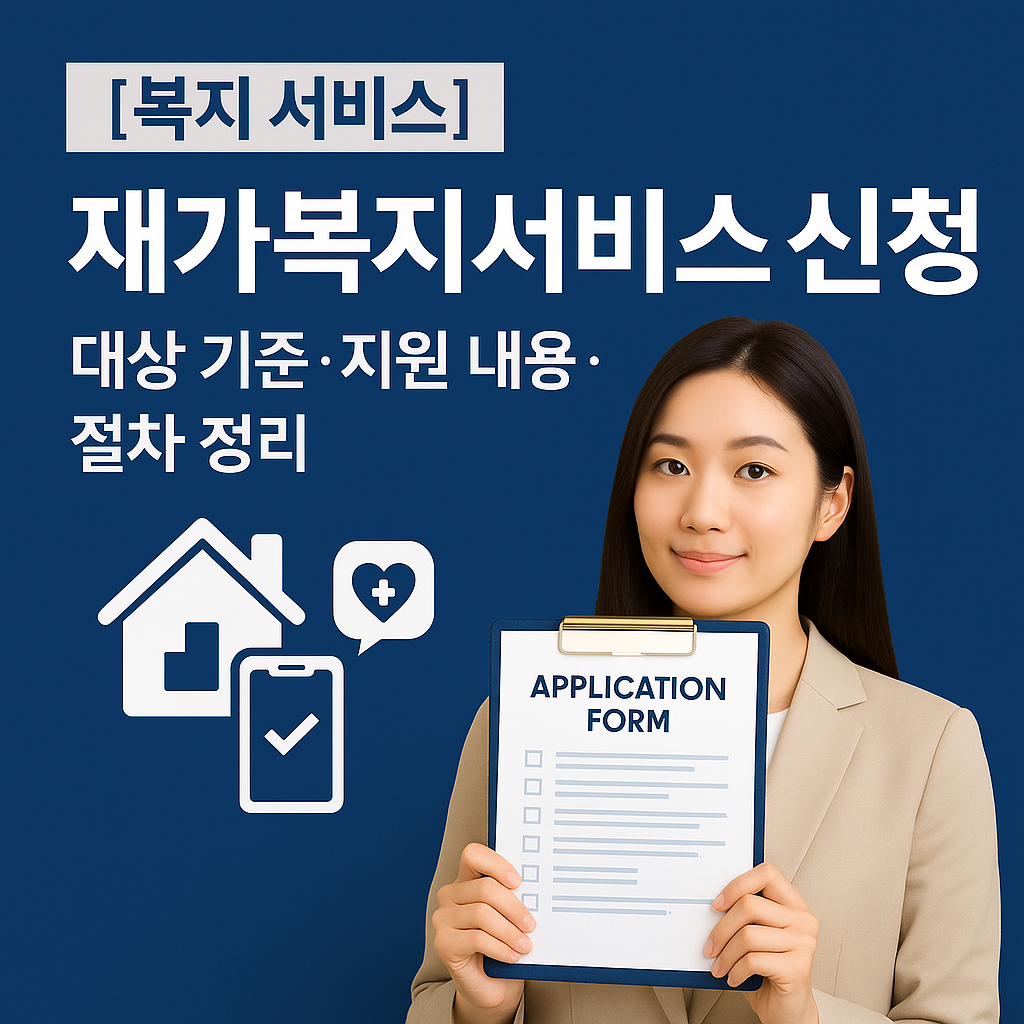 [복지 서비스] 재가복지서비스 신청 ｜ 대상 기준&middot;지원 내용&middot;절차 정리