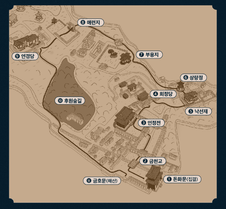 창덕궁 달빛기행 관람 동선