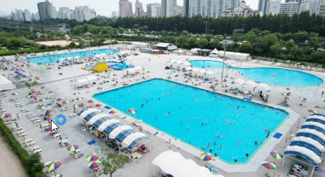 서울 한강 물놀이장 수영장