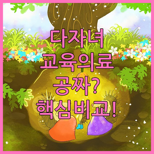 지역별 다자녀 카드 교육 및 의료 혜..