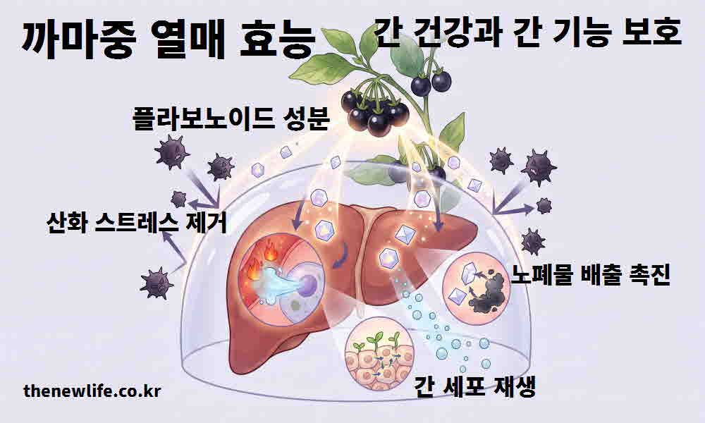 까마중 열매 효능 간 건강 간 기능 보호