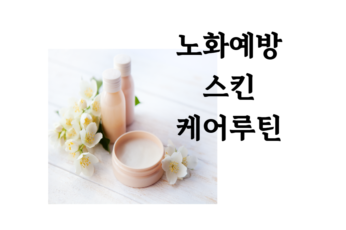 노화예방스킨케어루틴