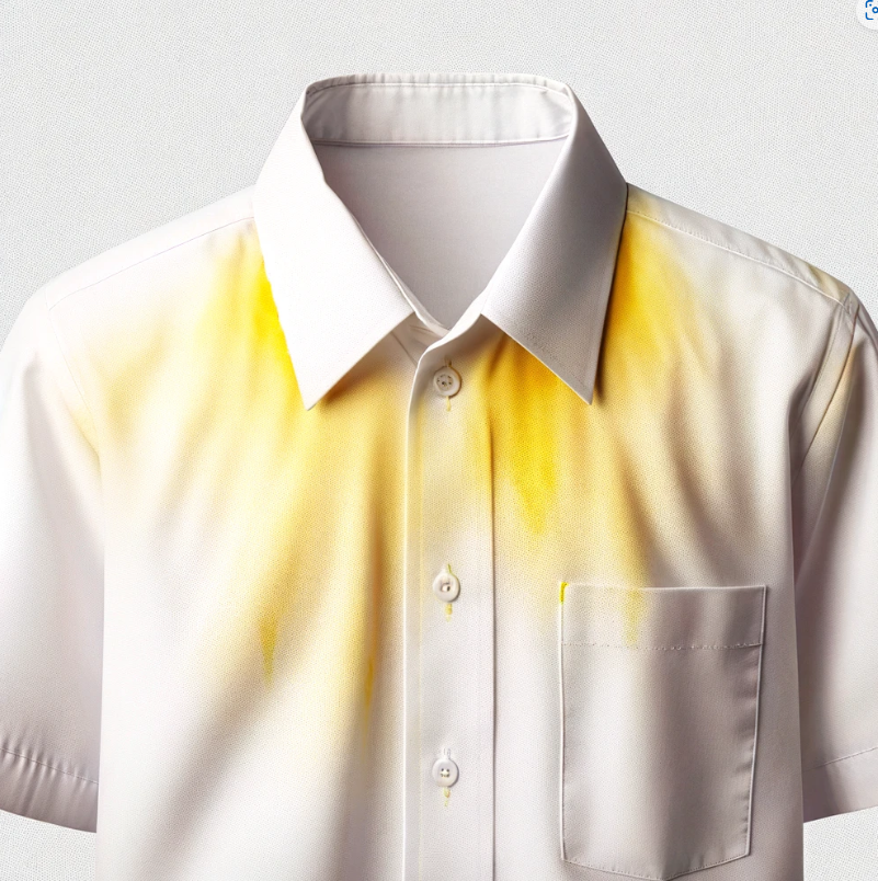 교복 셔츠 황변 제거 및 예방