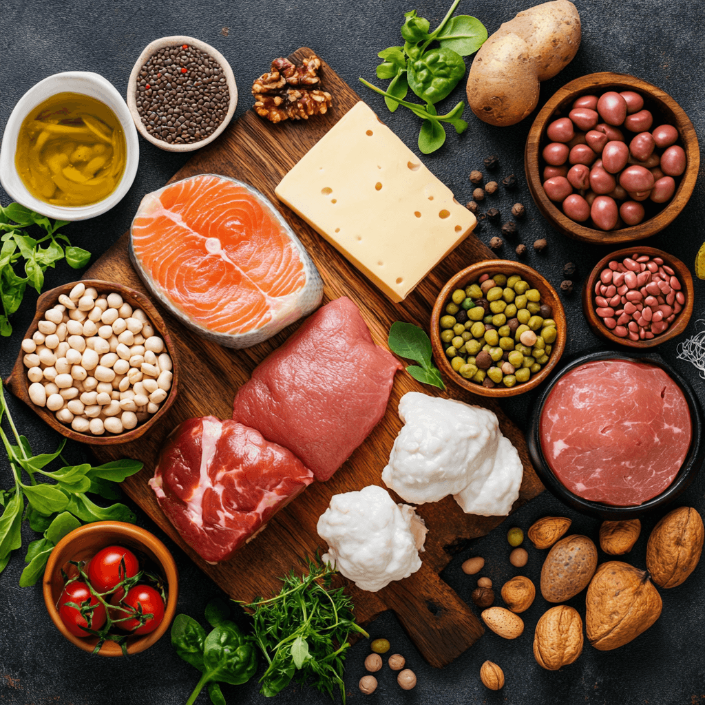 저탄수화물 vs 고단백 식단