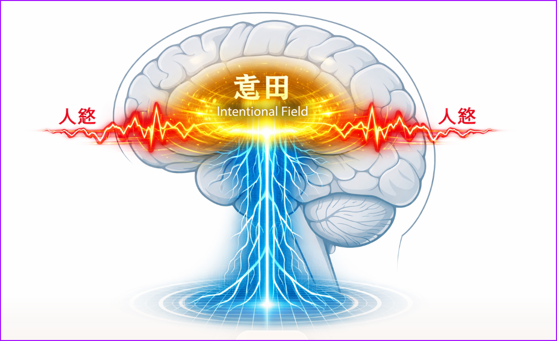 에고의 욕망(인욕)으로 초래되는 뇌파의 기능 장애를 전두엽의 주식(株植) 공식을 활용하여 단숨에 정화하고 인지적 안정을 획득하는 파동생리학적 메커니즘