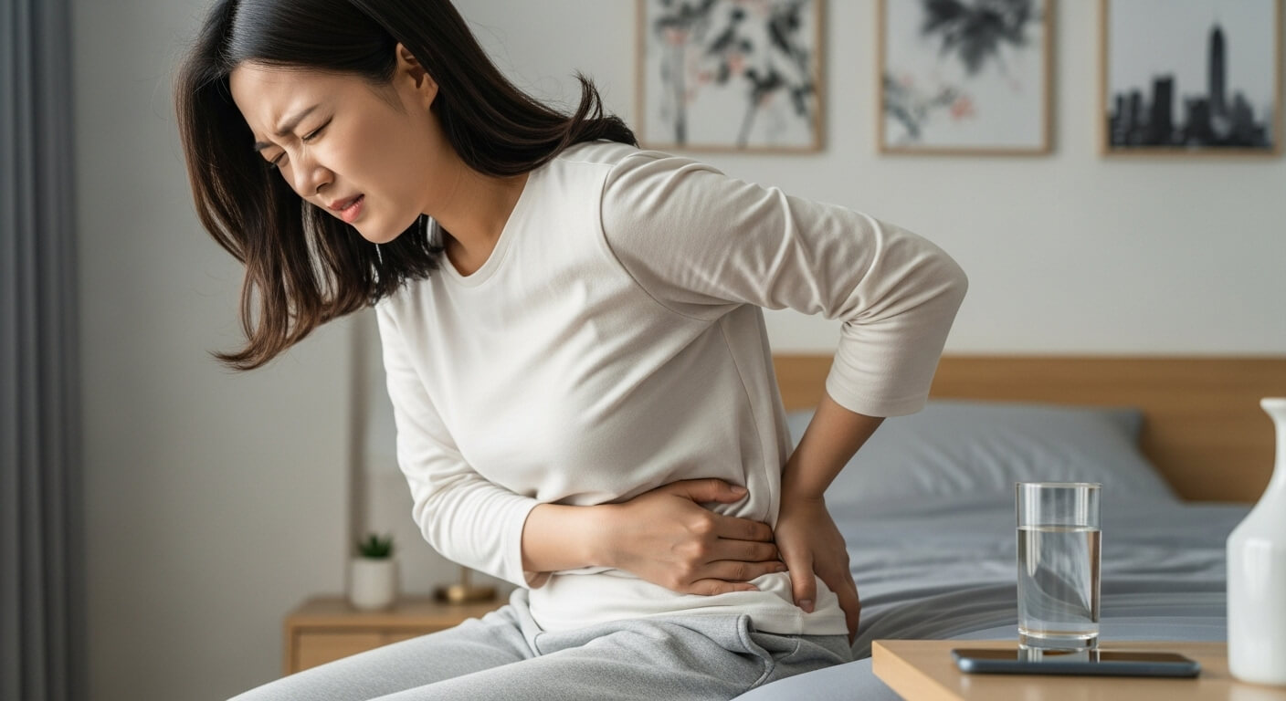 오른쪽 옆구리 통증 의심되는병