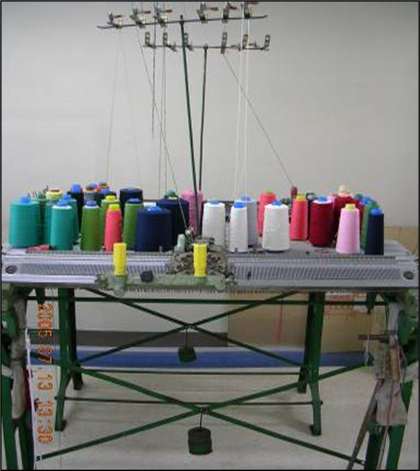 스웨터 수동 편직기