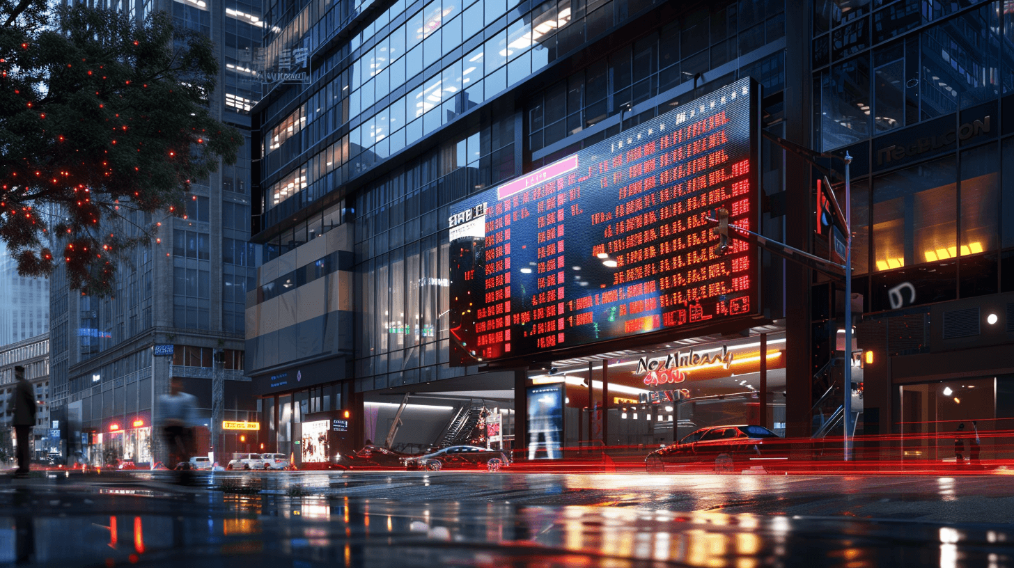 건물의-전광판-이미지