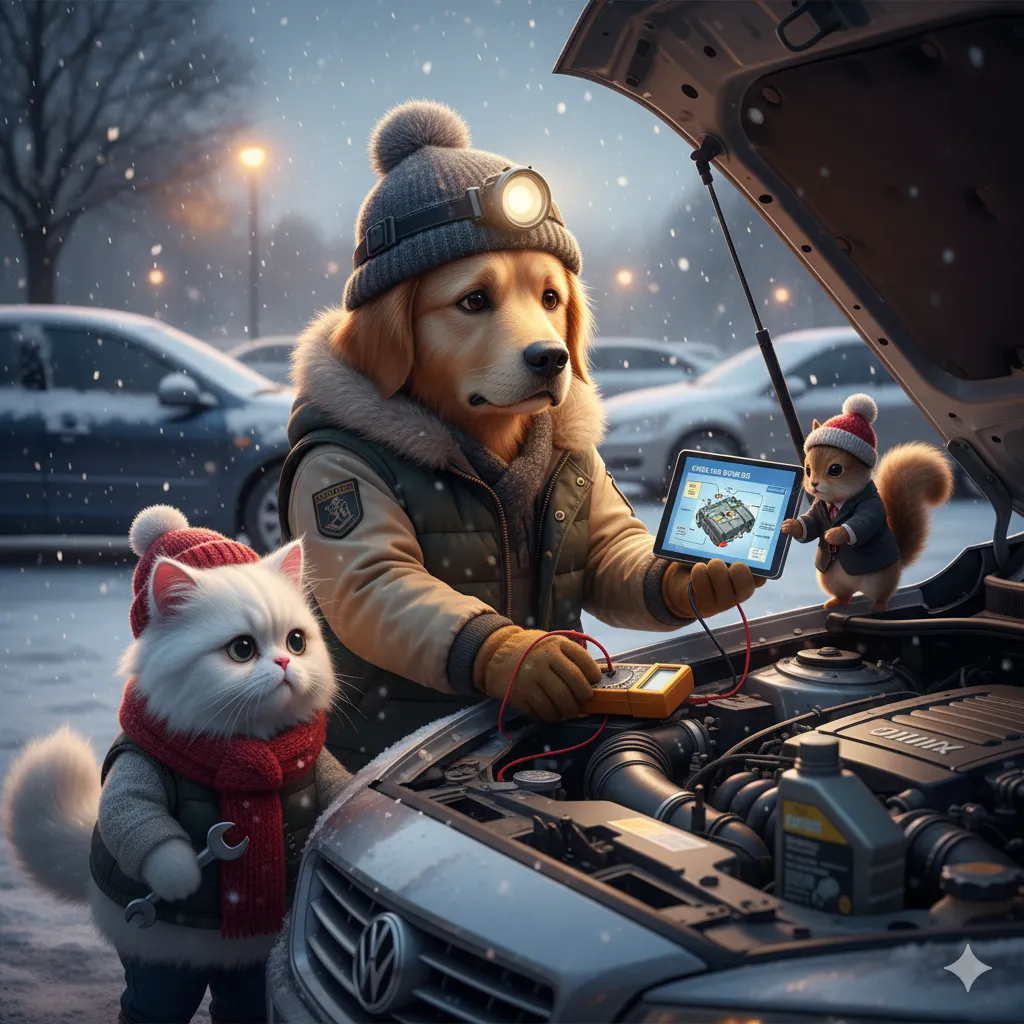 엔진오일 점도 모르면 겨울 시동 거부당합니다