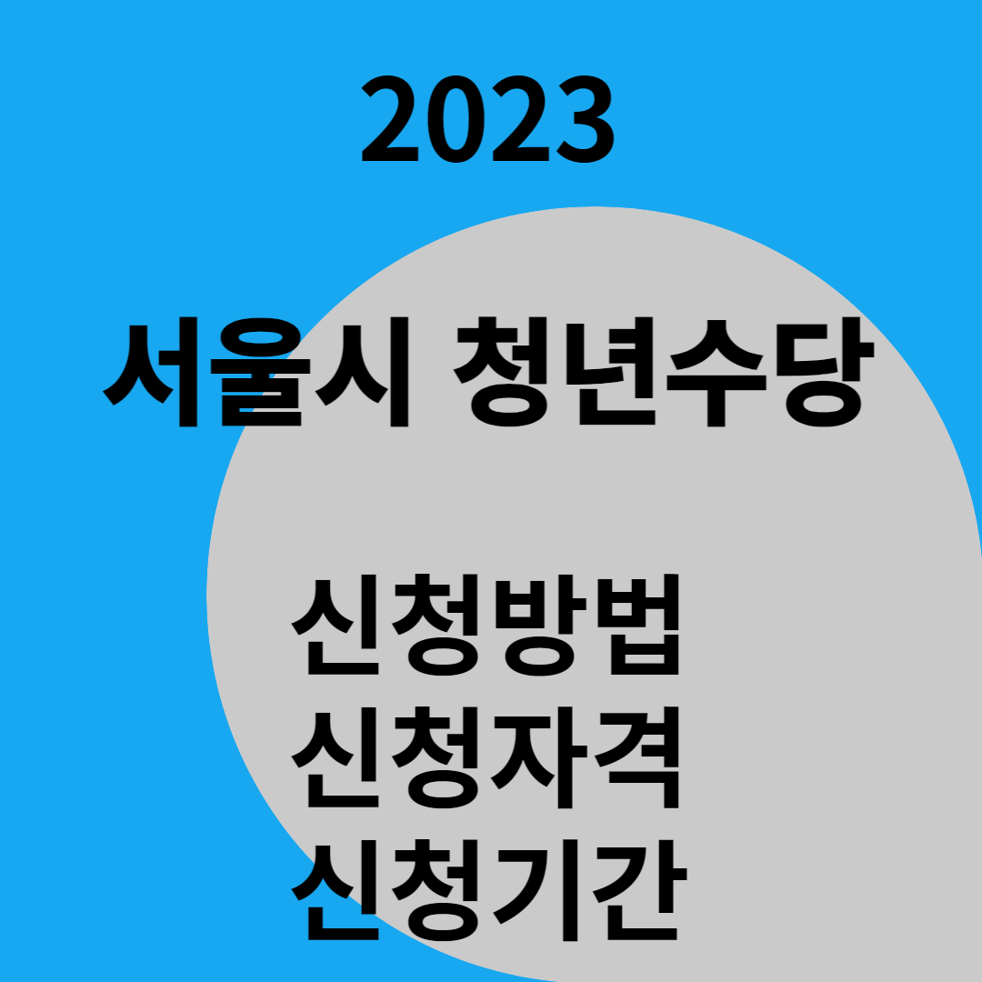 서울시 청년수당