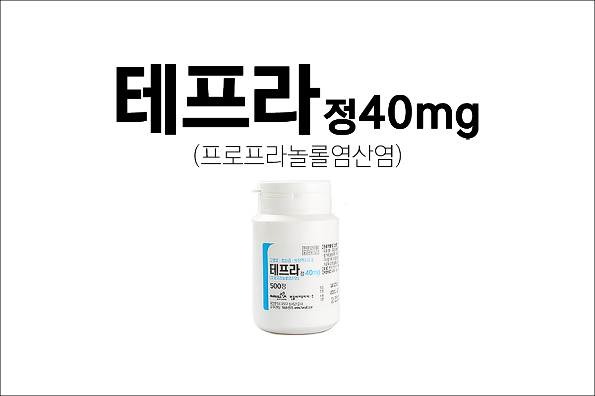 테프라정 40mg(Tepra Tab. 40mg)