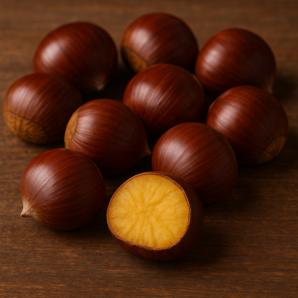 건강한 가을 간식 밤