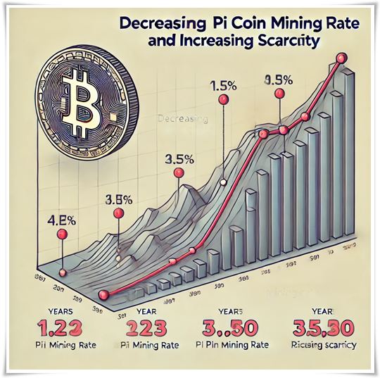 파이코인 채굴률 감소,