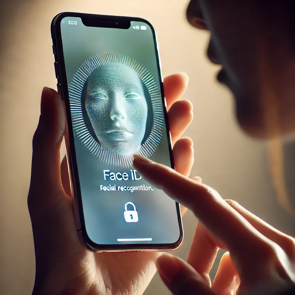  아이폰 X 페이스 ID로 잠금 해제하는 사용자