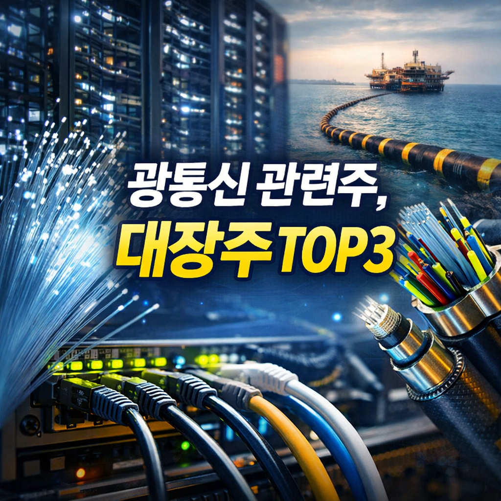 광통신 관련주, 대장주 TOP3