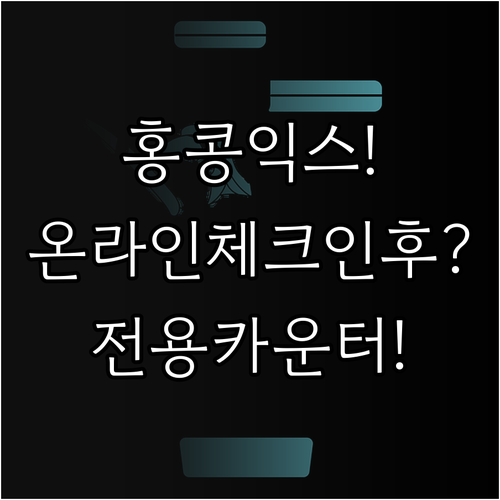 홍콩익스프레스 수하물 위탁, 온라인 ..