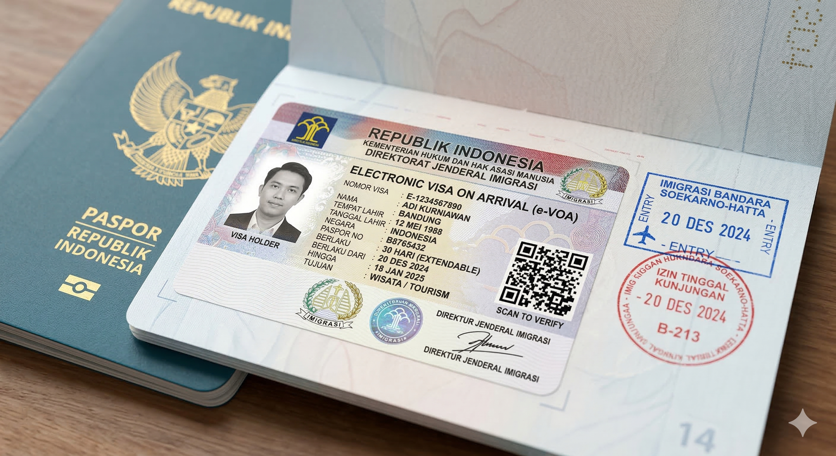 인도네시아 입국 비자