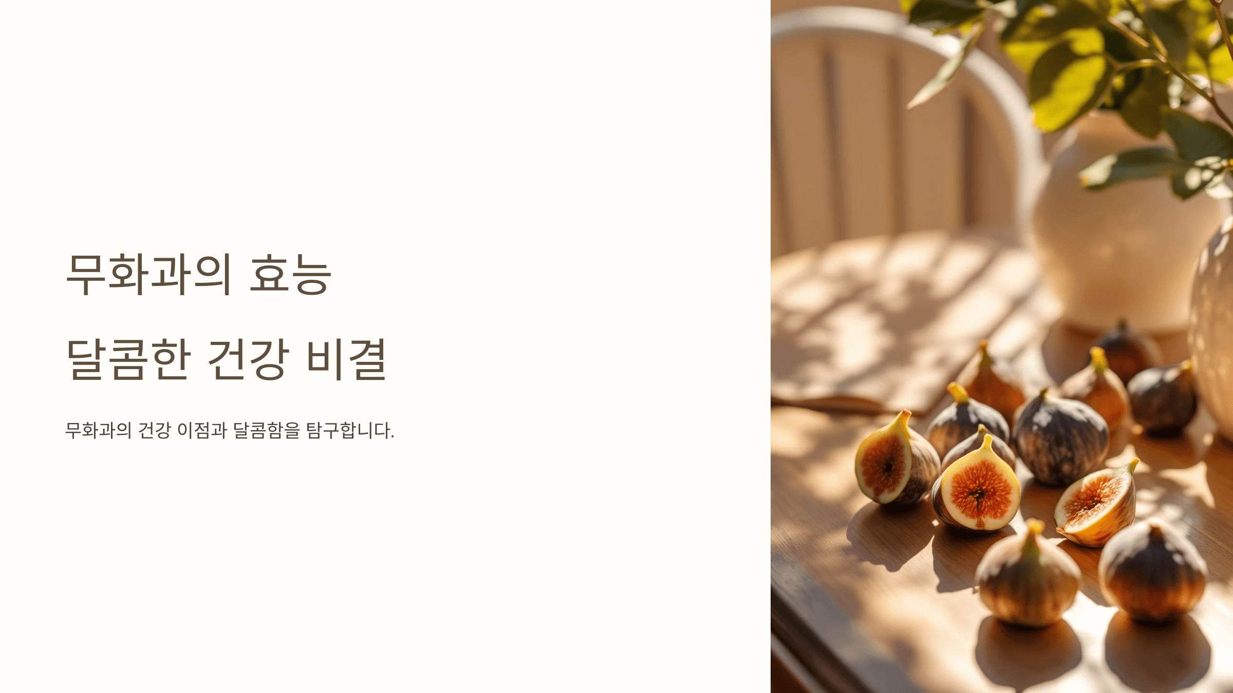 무화과의 효능과 관련된 사진입니다.