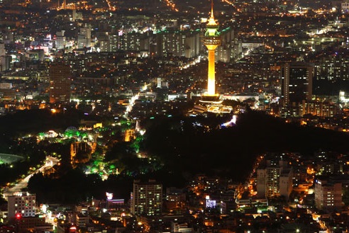 대구-앞산전망대의-야경